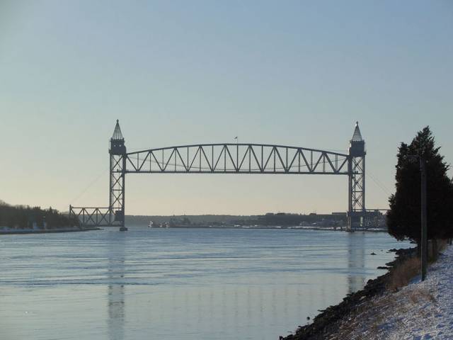 Railroad Bridge over the Cape Cod Canal near Boston