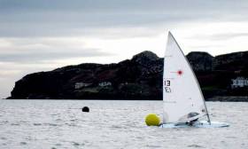 Laser racing in Howth 