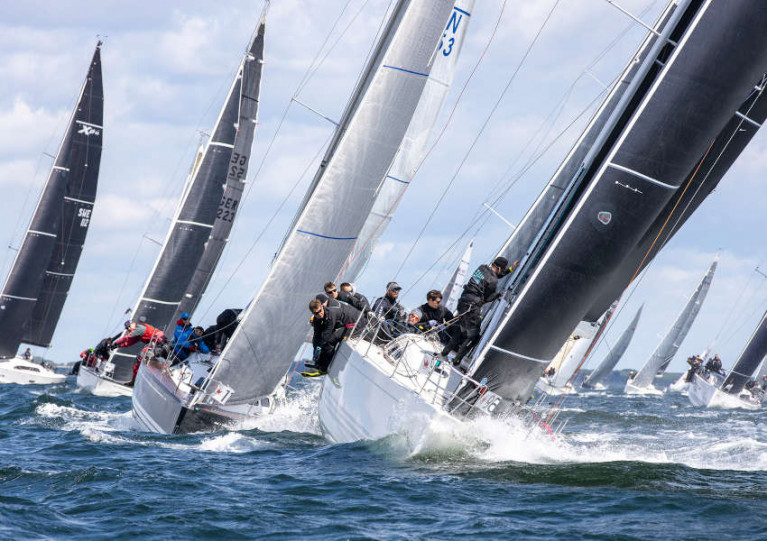Racing at the 2019 X-Yachts Gold Cup at the yacht brand’s HQ in Haderslev