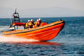 Bundoran lifeboat crew immediately took the man onboard and began to administer casualty care
