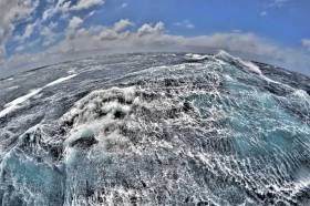 Stormy Atlantic seas on the recent GO-SHIP survey aboard the RV Celtic Explorer