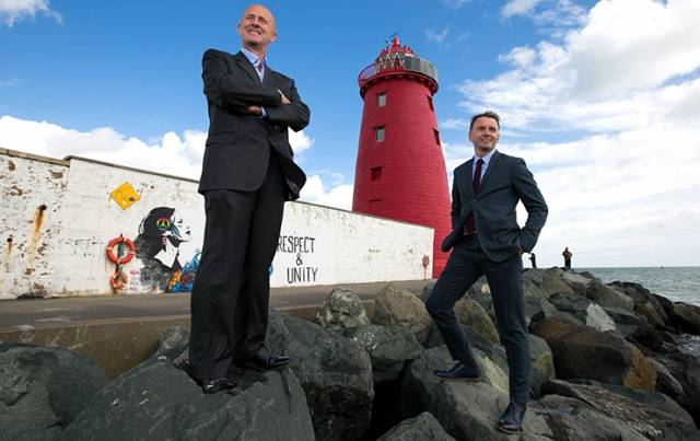 Eamonn O Reilly, CEO, Dublin Port Company and Andrew Hetherington, CEO, Business to Arts launch ‘Port Perspectives’, a landmark art commissioning series to create new public artworks in the Dublin Port area. Open Call to National and International Artists