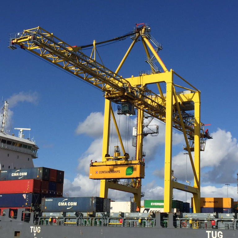 Firms are expected to face difficulty getting shipments through ports unless they have completed the correct customs procedures. ABOVE containers at a lo-lo terminal in Dublin Port.