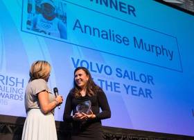 Oympic silver medallist Annalise Murphy was crowned Sailor of the Year at the RDS last week. The 26–year–old Dubliner goes in search of the Women&#039;s World Moth title in July