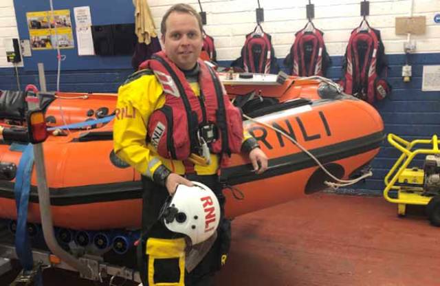 Diarmaid Bird recently at the RNLI College in Poole, Dorset
