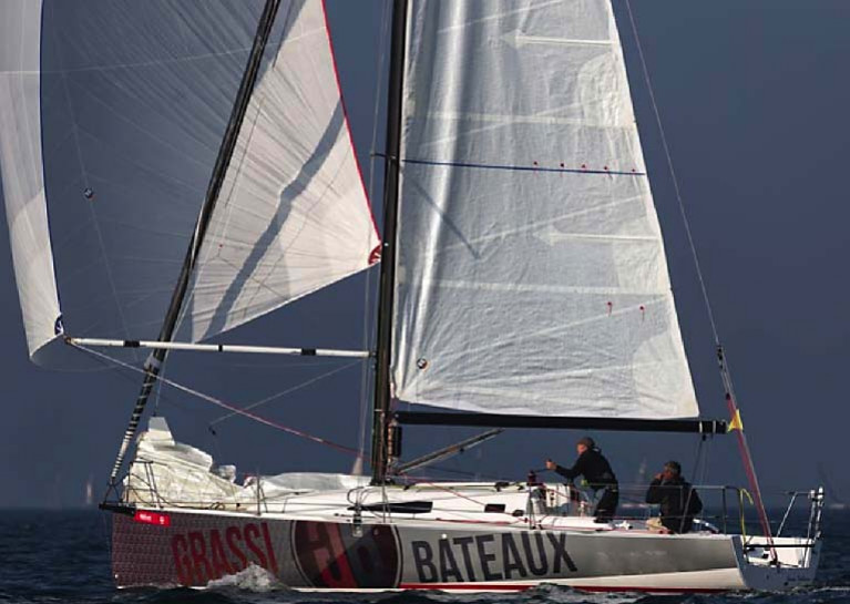 A J99 sailing short handed