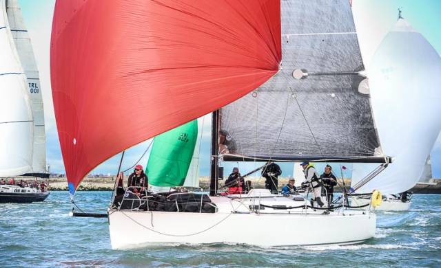 In an amendment to the DBSC sailing instructions, Cruisers 0/1, such as Ronan Harris's J109 Jigamaree from the Royal Irish Yacht Club, will have a preparatory signal at 13:45 on Saturday