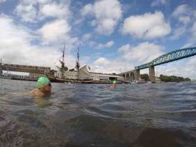 200+ competitors will take to the river Boyne to swim the 2.7km tidal route