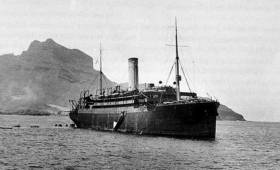 The Laurentic during her service in the First World War