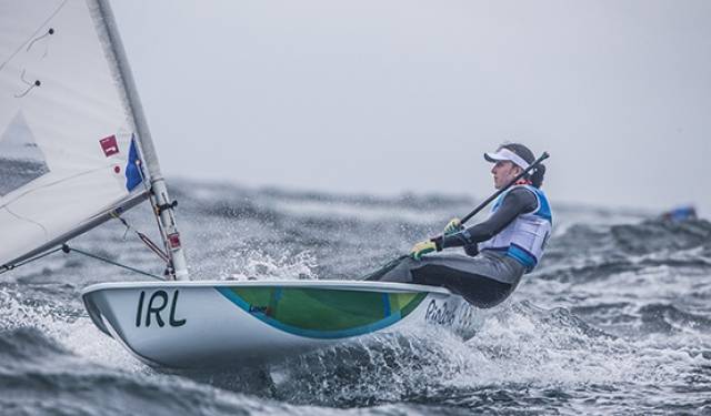 Annalise Murphy is in Olympic Gold medal position after six races sailed