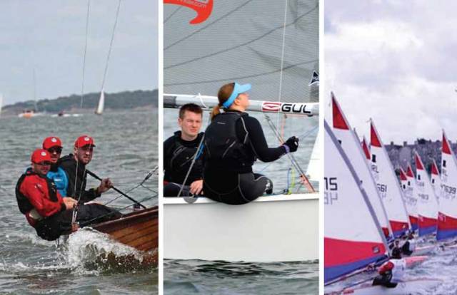 August Sailors of the Month: Ross Kearney (Royal North of Ireland YC), Darragh McCormack of Foynes YC and the National Yacht Club's Hugh O'Connor of the Topper class