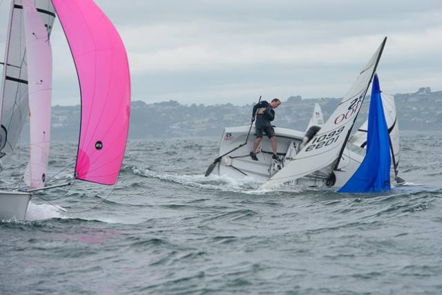 Thrills 'n'spills in the RS200 class at Dinghy Fest. Scroll down for a gallery of images