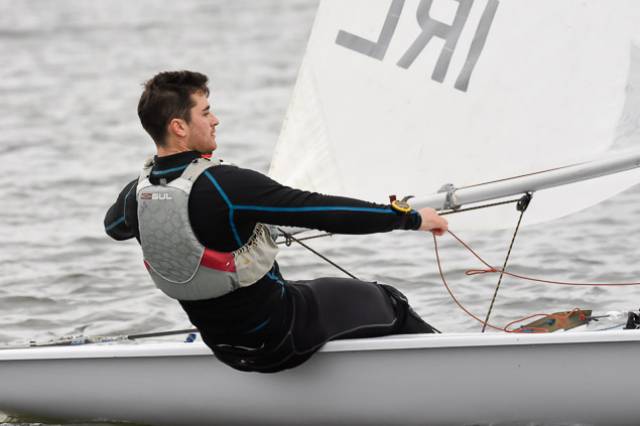 Overall leader after 12 races at the Monkstown Bay Laser League is Darragh O'Sullivan. Scroll down for photo gallery