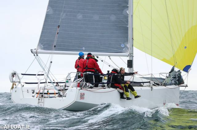 Sunfast 3600 Hot Cookie (John O'Gorman) from the National Yacht Club was second in DBSC Cruiser 0 IRC