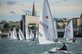 350 Laser Radials from 48 nations have gathered in Dun Laoghaire for next week&#039;s KBC Laser Radial World Championships