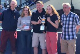 Nicola and Fiona Ferguson of the National Yacht Club are the 420 Leinster Champions