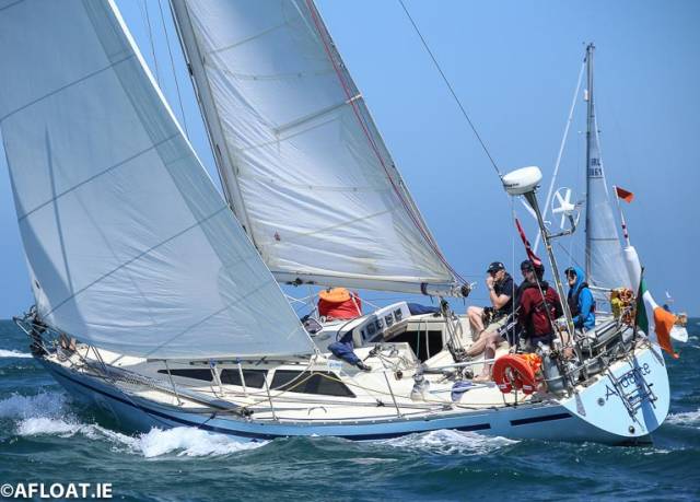 Keith Miller's Andante a Yamaha 36c from Wexford is competing in the Fastnet Race for the first time