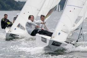 Peter and Robert O&#039;Leary competing in the 2018 Star Europeans Championship in Flensburg, Germany