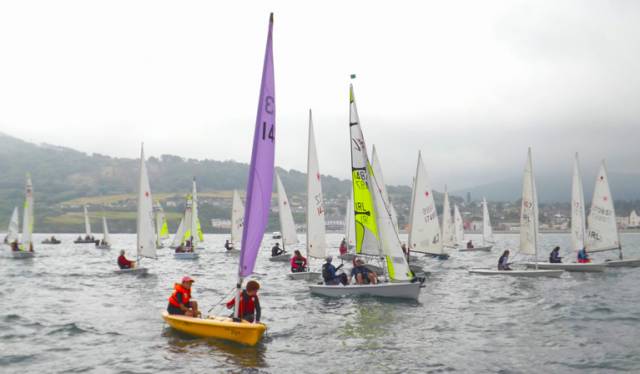 43 boats and over 70 junior sailors enjoyed four races at Bray Sailing Club Junior Regatta