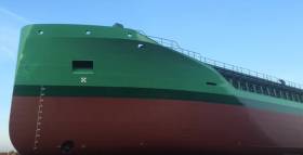 Lastest newbuild (Arklow Valiant) differs in bow design to pair of completed sisters. To compare see videos below.