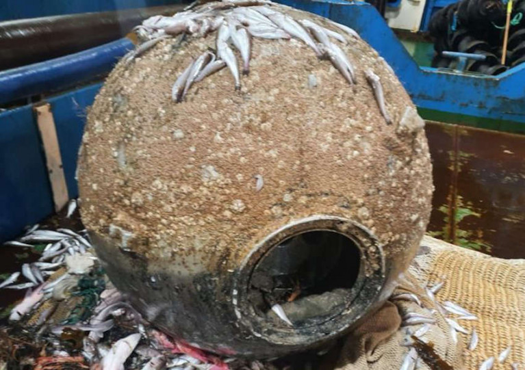 Survey Vessel Finds Unexploded World War II Mine Off Western Scotland