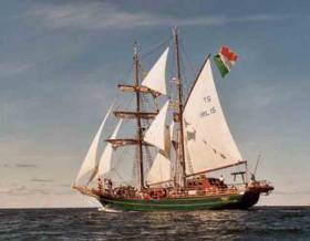 Asgard II – memories of the former Irish Sailing Training Vessel that sank in 2008 will be evoked in a celebration cruise planned by Sail Training Ireland next summer