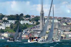 The famous Harbour Race at Volvo Cork Week