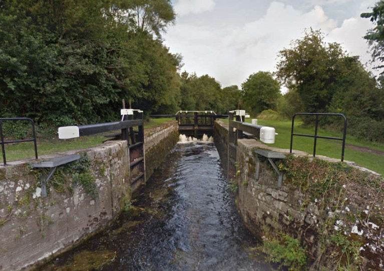 Bestfield Lock, north of Carlow town on the Barrow Navigation