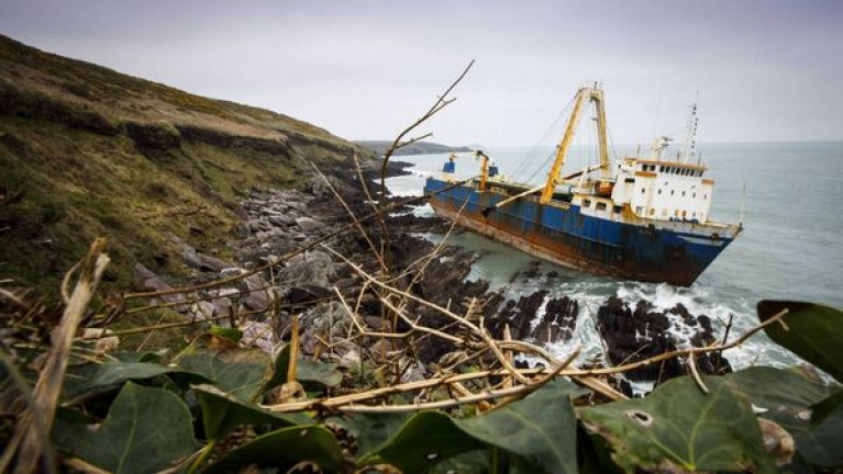 Shipwreck One Year On: MV Alta, the cargo ship (which was abandoned) grounded in Ballyandreane, Ballycotton. In March and October last year, structural assessments were carried and another assessment is being carried out this month for potential enivomental impacts posed by the shipwreck. 