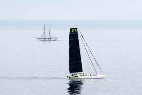 It was a slow start for Justin Slattery&#039;s Transpacific Record on Phaedo 3