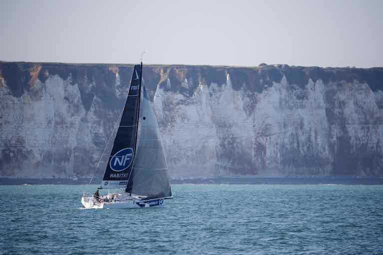 It's been a slow start to leg three of the Figaro Race from Dunkirk today