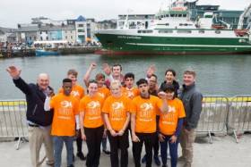 The voyage will head for Limerick with eight teenagers from six countries including Ireland on board, as part of a Safe Haven Ireland voyage.