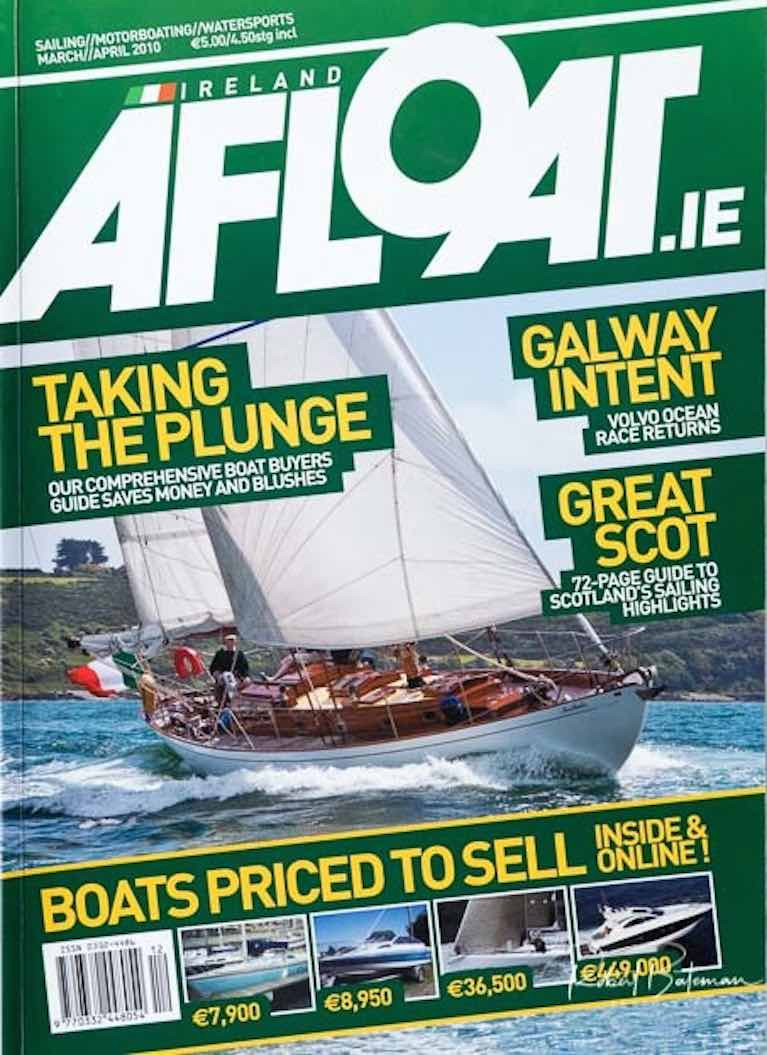 Blast from the past…..Northele starring in the Crosshaven Classics Regatta 2009 on the cover of Afloat Magazine March/April 2010. At the time, Anthony and Sally O'Leary had already quietly decided that they hoped to own her one day, but the family had another decade of successful competitive sailing at home and abroad before they made the move
