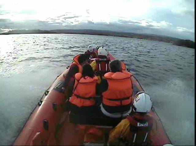 The 40ft cruiser ran aground by the Scilly Islands on Lough Derg