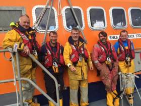 The Courtmacsherry All Weather RNLI Lifeboat crew