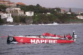 VO65 MAPFRE dismasted yesterday – no crew injuries reported
