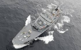 The LÉ Aisling which was decommissioned has attracted just two bids at Cork auction today.
