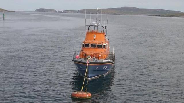 Ballyglass Lifeboat Rescues Two Anglers After Boat Runs Adrift In Broadhaven Bay