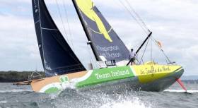 Enda O’Coineen will cross the equator off the coast of Brazil on Friday morning