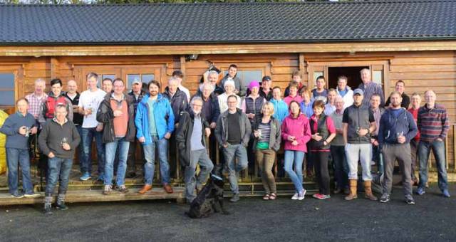 The GP14 Annual Hot Toddy event took place fleet at Mullingar Sailing Club