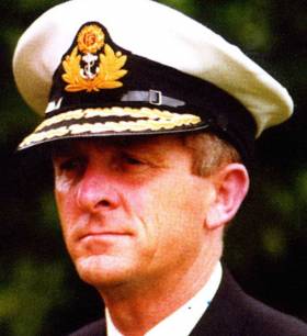 Commodore John Kavanagh, formerly Officer Commanding Naval Service. In 1979 as Captain John Kavanagh, he was in command of the LE Deirdre which played a central role in the Fastnet Disaster Rescue and was on station for longer than any other vessel