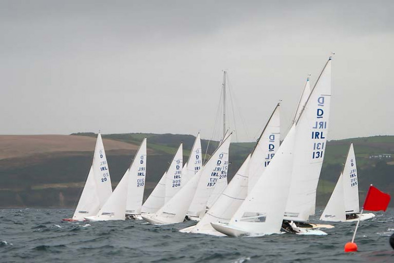 Dragon racing off Kinsale - the Gold Cup comes to the south coast port this September