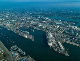 The HSA said there were five recorded workplace deaths at ports and docks countrywide since January 2018. Three of these were at Dublin Port (above), one was at Rosslare Ferryport and one at Waterford.