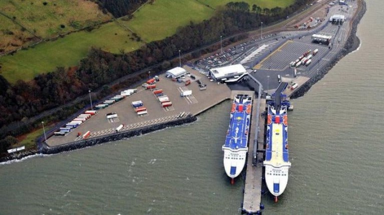 Green Port: Talks with ferry operators (P&amp;O &amp; Stena) about the scheme are said to have been positive. Above: Loch Ryan Port, Afloat adds is operated by Stena for their Belfast route, is located in Cairnryan where P&amp;O also have a terminal that serves the second North Channel link to Larne. 