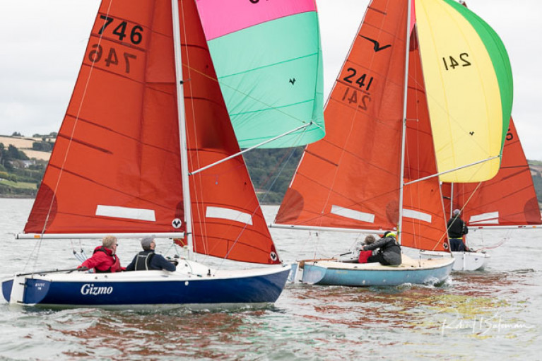 Squib racing at the recent Southern Championships in Cobh, Cork Harbour