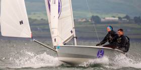 Dun Laoghaire&#039;s Owen and Gina Laverty racing in the RS400 in Sligo
