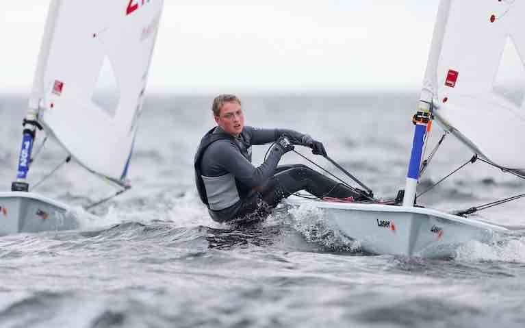 Howth teenager Eve McMahon is in 24th place at the Laser Europeans