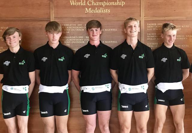 The Ireland junior men's coxed four 