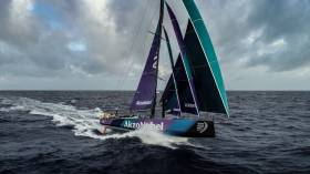 Day 3 of Leg 9 on board Team AkzoNobel, surfing the waves and flying along at 25 knots as one of the southern group in the split fleet