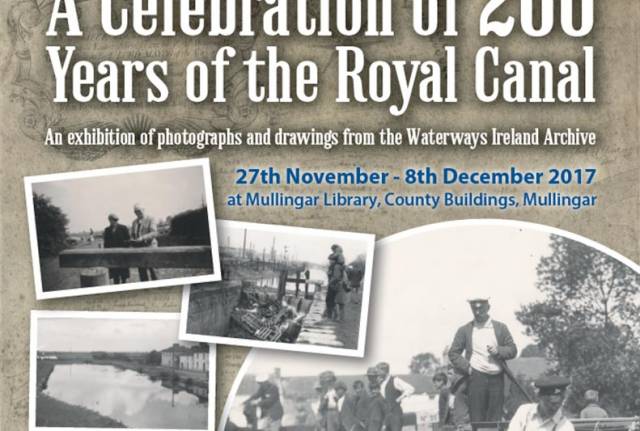 Waterways Ireland Archive Exhibition in Mullingar Celebrates 200 Years of the Royal Canal